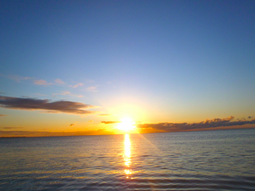varm morgon i december
